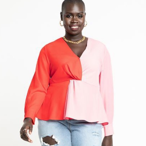 Pink & Red Blouse - Picture 3 of 3